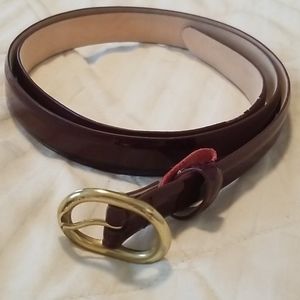 Ann Taylor Patent Leather Belt
